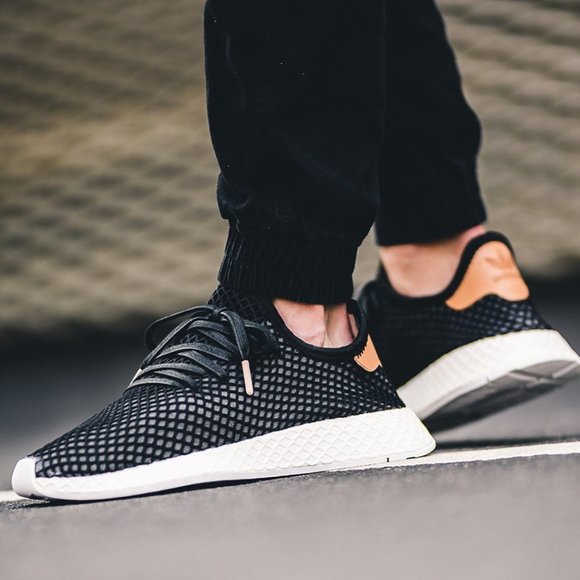 Adidas Deerupt Runner on feet